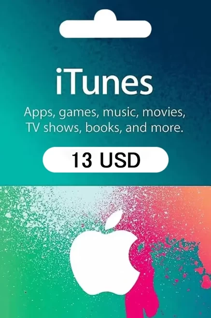 iTunes Gift Card 13 USD - US iTunes Keys - United States