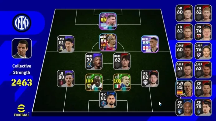 Android|Fabio Cannavaro,Lilian Thuram,L Messi,Phil Foden,Raphinha||PES2026|TakeMail|EF1757
