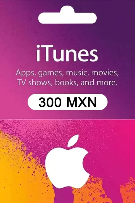 iTunes Gift Card 300 MXN - Mexico iTunes Keys - Mexico