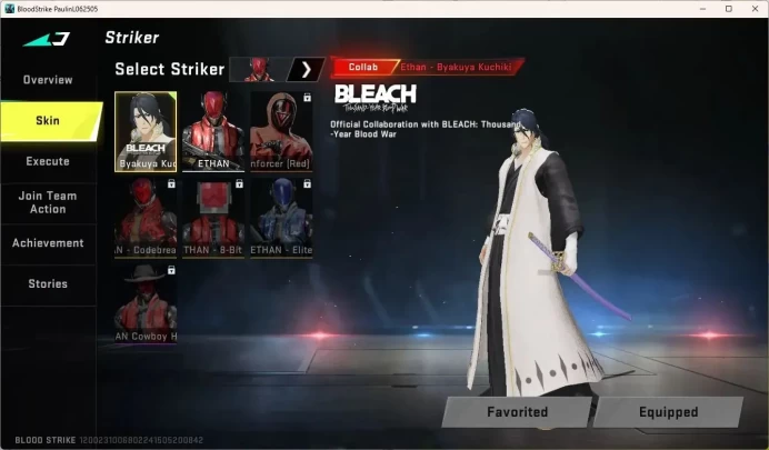 ASIA | Legendary Malee Katana | EVANGELION MCX | BLEACH Byakuya Kuchiki | 2 Legendary Guns |More Check SS BS874B