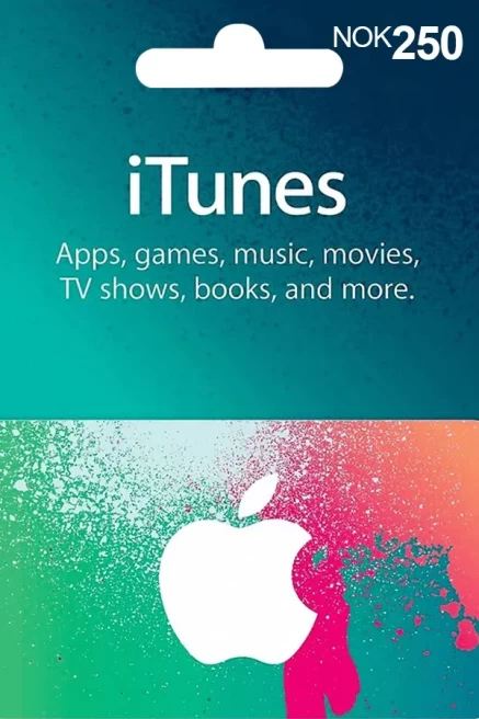  iTunes Gift Card 250 NOK - NO iTunes Keys - Norway