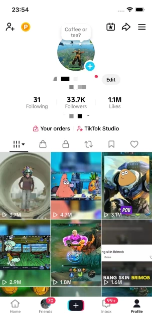 BLOWOUT SALE/33K Real Followers+1.1M Real Likes/ Tiktok Shop For Creator/ Live Stream/ Full Access