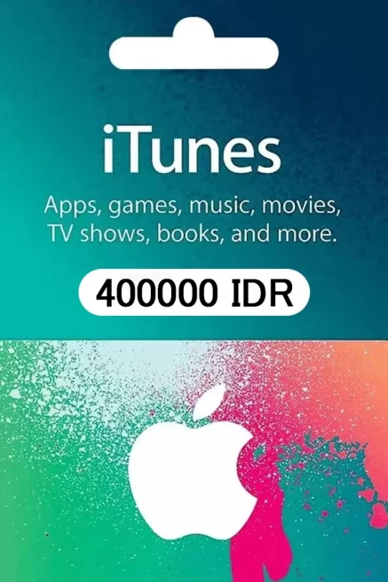 iTunes Gift Card 400000 IDR - IDN iTunes Keys -Indonesia