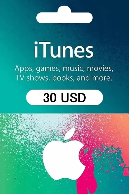 iTunes Gift Card 30 USD - US iTunes Keys - United States