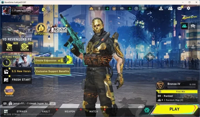 ASIA | 1 EVA MCX | 1 BLEACH Ethan | 1 Ultra Striker | 3 Legendary Guns |More Check SS BS890B