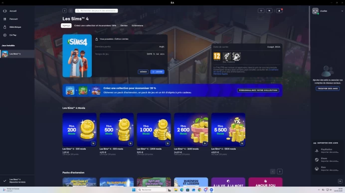 [Code A191] [EA 2695 Hours]  Many DLC / Full Access