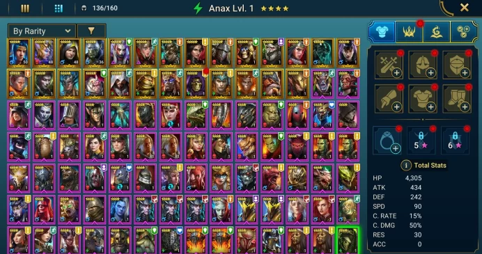 Starter acc with Arbiter : 93k energy / 60 mln coins / Royal Huntsman, Abbess, Arix, Ninja + 20 Login Legendaries / Skullcrown