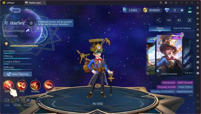 Global|Hero 132 skin 289|Renowned|KOF Karina|CC Natalia|Meowkin Julian|Saint Seiya Badang|Naruto Vale|More Check SS ML1945B