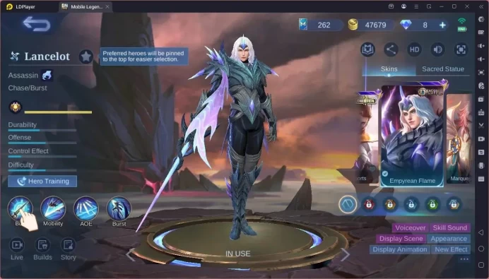 Global|Hero 103|Skin 185|Expert|Star Haya|CC Natalia|Meowkin Julian,Lesley|Dragon Valir,Ling,Lance,Masha|More Check SS ML1946B