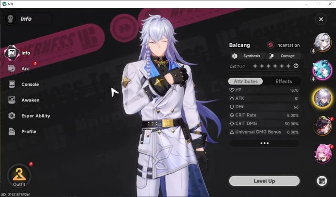 Global NA |HL 3| 2 SSR Limited Hotori, Baicang +1 S-Class Char Box|5 SR [Adler]|Selector ON|Female MC|Log Email|NTE1078
