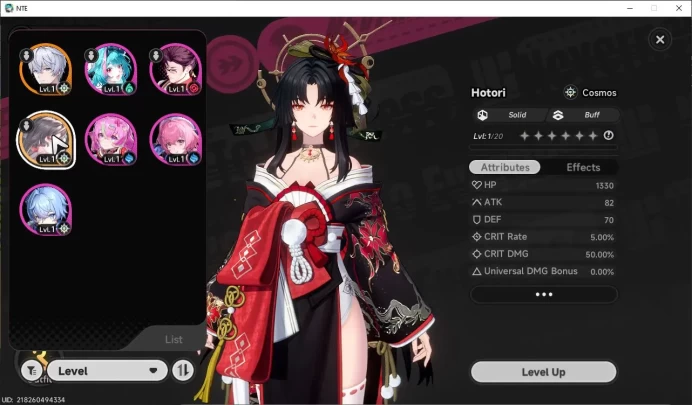 Global EU|HL 3|1 SSR Limited Hotori + 2 SSR Selector On|5 SR|Orchid Breeze Glider|Male MC|Log Email|NTE1084