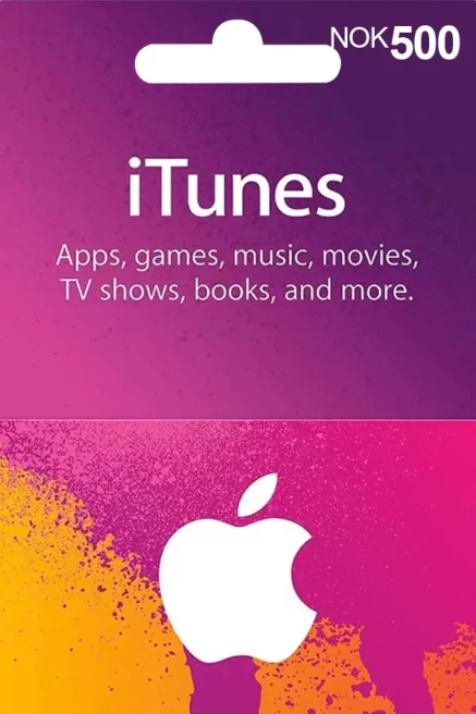 iTunes Gift Card 500 NOK - NO iTunes Keys - Norway