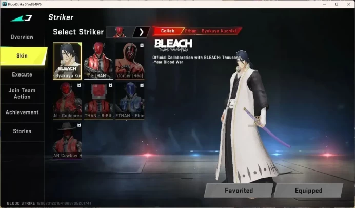 ASIA | 1 BLEACH Melee | 4 BLEACH Chests | Ultra QBZ95-Endless | 2 Legendary Guns |More Check SS BS916B