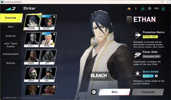 ASIA | BLEACH ETHAN Striker | Ultra QBZ95-Endless | 8 Guns |  L4 Bronze IV|More Check SS BS917B