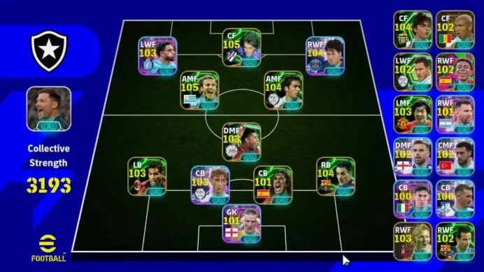 Android||Raúl (BigTime), Diego Forlán, Albert Ferrer, Gabriel Batistuta, Lee Kang-In, Omar|PES 2026|TakeEmail(EF1758)