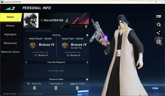 ASIA | ULTRA Vector Demonwrath | 4 BLEACH | 1 LEGENDARY GUN | 1 Playpal Meow | 1 Epic Name Card|More Check SS BS918B