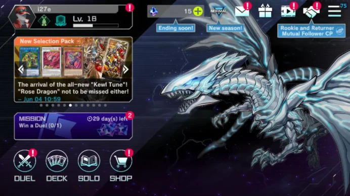 Lv 18|20 Deck|VSK9,Yummys,Sky Striker,KEWLK9,Time Lord,Etc|Ranked Available|Konami|CE ON|Check(YMD1061)