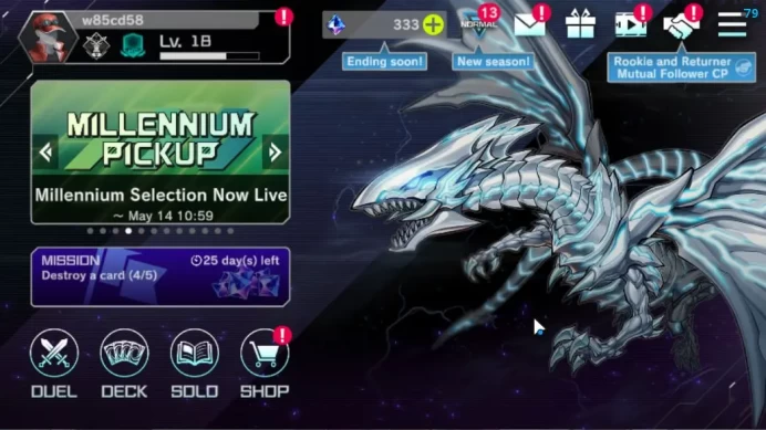 Lv 18|20 Deck|VSK9,Yummys,Dracotail,KEWL,Sky Striker,Time Lord,Etc|Ranked Available|Konami|CE ON|Check(YMD1068)