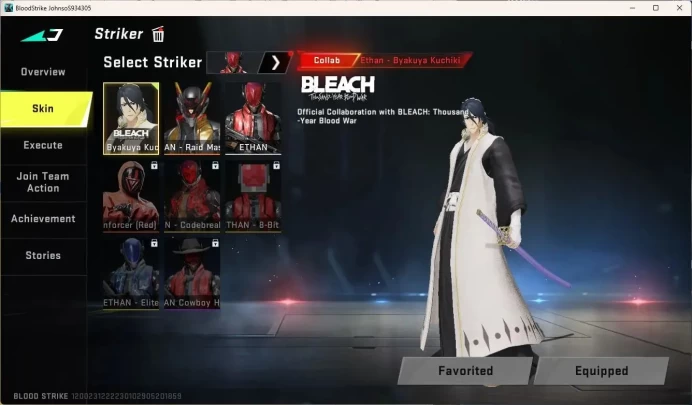 ASIA | 1 BLEACH Striker: Byakuya Kuchiki|2 ULTRA Striker|1 Legendary Gun: M4A1-Venom|1 Playpal|More Check SS BS924B