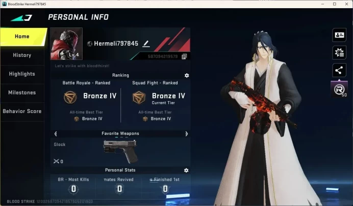 ASIA | BLEACH Byakuya Kuchiki Striker | Ultra ETHAN Raid Mask Striker | 2 Legendary Guns|More Check SS BS925B