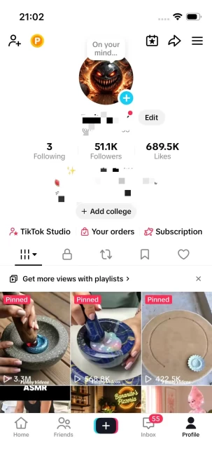 Huge Blowout/Monetized 51K Real Followers+680K Real Likes Account/ Creator Rewards Program Activated/ Full Access