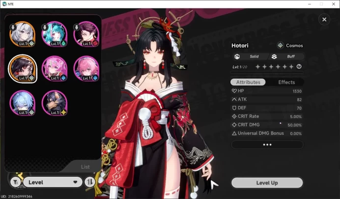 Global EU|HL 3|1 SSR Limited Hotori +1 S-Class Char Box|6 SR|500 Annulith|1 S Arc|Selector ON|Female MC|Log Email|NTE1102