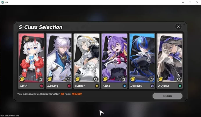 Global EU|HL 3|1 SSR Limited Hotori +1 S-Class Char Box|6 SR|500 Annulith|1 S Arc|Selector ON|Female MC|Log Email|NTE1102