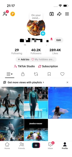 Black Sabbath/Monetized 40K Real Followers+280K Real Likes Account/ Creator Rewards Program Activated/ Full Access