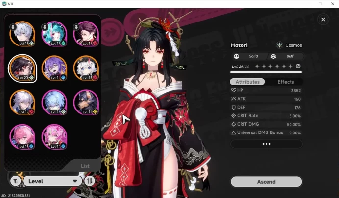 Global EU|HL 3| 4 SSR Hotori, Sakiri, Fadia, Baicang | Orchid Breeze Glider|6 SR [Adler,Aurelia]|Male MC|Log Email|NTE1113
