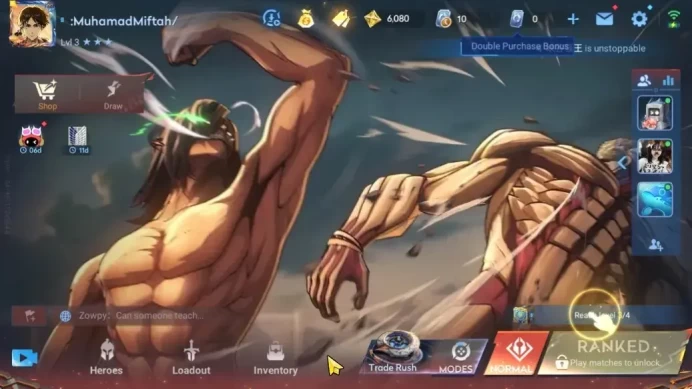 Hero 13 Skin 5| Fresh Account With Legend Skins | Legend (Angela) |Rare (Wukong),Rare (Arthur)|(HOK2004)