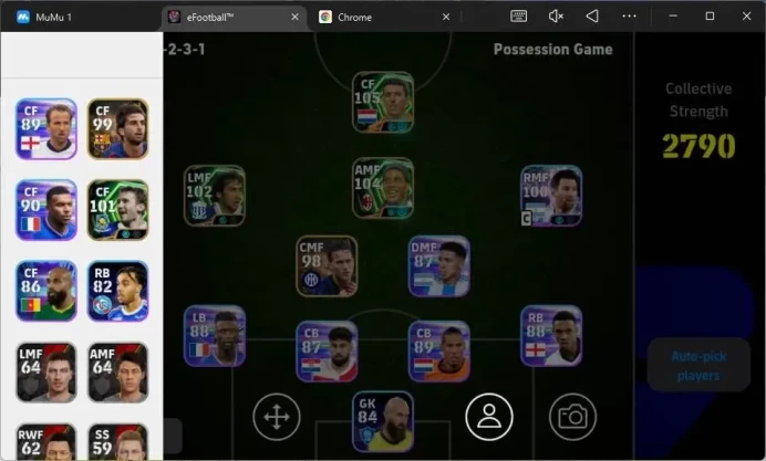Android|PW 2790 |Epic Makaay, Ronaldinho, Shevchenko, Raul|Showtime Messi etc |2026|Check SS (EFB1492B)