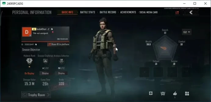 MOBILE|Lv30 | SV 15.3M | CV 6.1M | 1 Document |Yellow Suomi, Grave Mosin, Viper USAS-12|CN ON|Infinite|Check SS(AB3191)