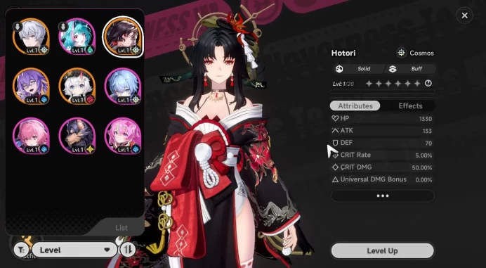 Global EU |HL 3| 3 SSR [HotoriA1,Fadia,Sakiri] | 5 SR [Mint,Haniel,Aurelia,Etc] |2 S Arc|Male MC|Log Email|NTE1140
