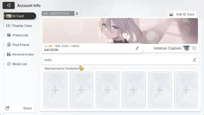 GLOBAL Lv 40|4 SSR[Heidemarie+Sign,Chizuru,Mei Lin,Hugo]+10 SR[MikaM4,SelenaM2,Etc]|1,5K Crystal+2 Selector Card|Stove(CZN1980)