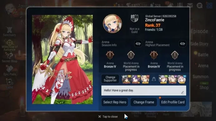 GLOBAL VERIF|New Era|5 ML(NM Luna,Har Setti,RofLight,Etc)+Abigail,Landy,Etc|PoH ON|1,6K Energy+83K Stigma|Stove|Check SS(ES4817)