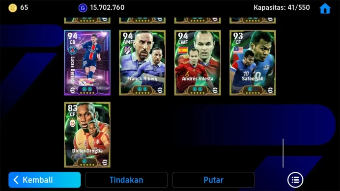 ANDROID|PW 3205|Buffon epic,pique epic,matthaus tsubasa,zanetti,rijkaard,donadoni,Coach alonso,inzaghi|2026|EFB1301B