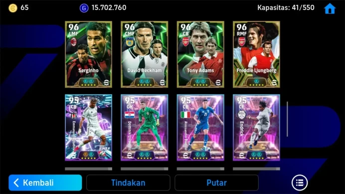 ANDROID|PW 3205|Buffon epic,pique epic,matthaus tsubasa,zanetti,rijkaard,donadoni,Coach alonso,inzaghi|2026|EFB1301B
