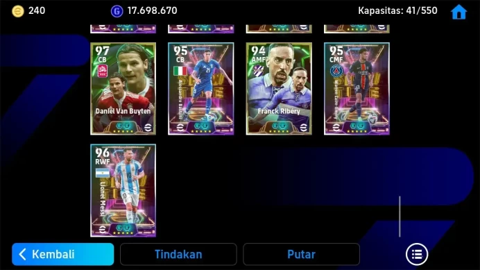 ANDROID|PW 3205|Roy Makaay,Pavel Nedved,Pepe,Justin Hubner,Marco Van Basten,Lee kang-In,Franco Baresi Etc|2026|EFB1310B