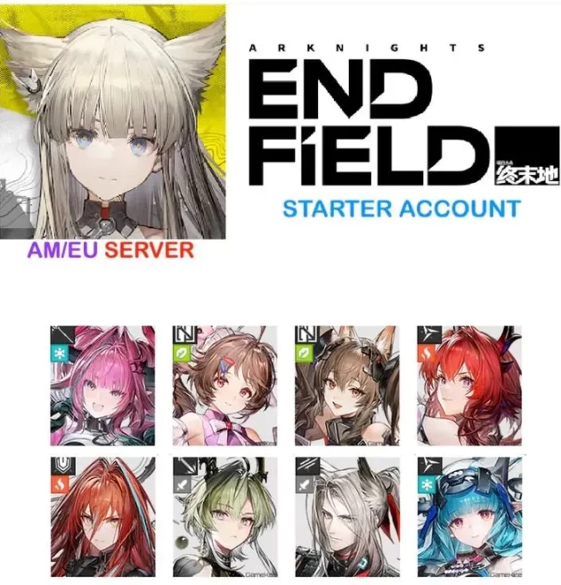 ARKE76//Laevatain / Gilberta / Last Rite / Yvonne Account with 1 Character to choose from