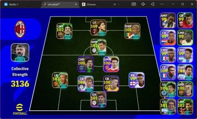 ANDROID|PW 3136|E-BT Zlatan Ibrahimovic|SHW Dean Huijsen|Epc Bojan Krkic|Epc Serginho|Epc Gabriel Batistuta|2026|EFB1403B