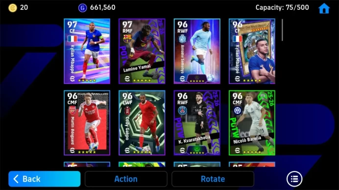 ANDROID|PW 3152|Musiala shopw,xavi epic,allister,olmo,kuyt,messi,hazard,puyol,shevchenko,etc|2026|EFB1409B