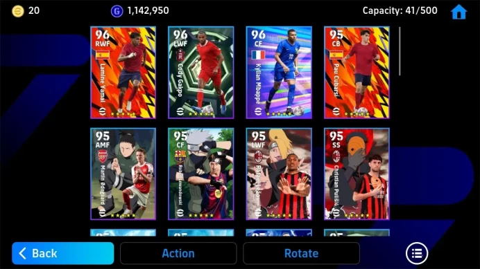 ANDROID|PW 3162|Adriano Epic,Pavel Nedved Epic,Rui Costa Epic,Ivan Janner ST,D Kuyt,Olmo,Raul,Hazard,Etc|2026|EFB1413B