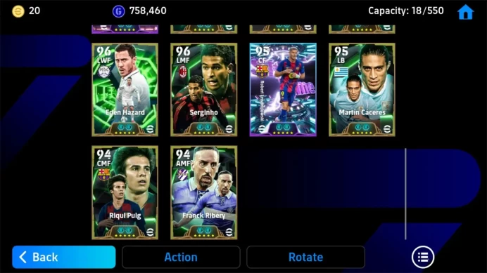 ANDROID|PW 3167|Ibrahimovic epic,abbiati epic,cafu epic,rijkaard,ivan,rooney,messi,caceres,Etc|2026|EFB1414B
