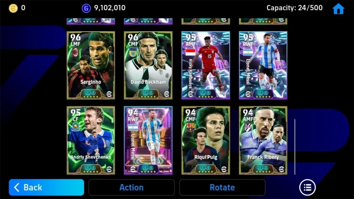 Android|PW 3195|Bigtime Pedri, Van Nistelrooij, Ronaldinho, Bebeto|Epic Pepe, R. Carlos (100), Kahn||2026|Check SS(EFB1445B)