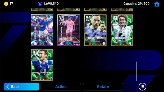 ANDROID|PW 3216|Hazard bigtime,Delpiero epic,schmeichel epic,van basten epic,Dembele big,jenner,Coach Beckenbauer|2026|EFB1447B