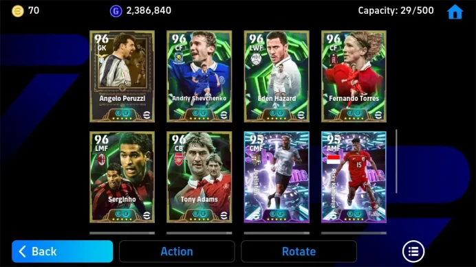 ANDROID|PW 3205|Rummenigge epic,zola epic,cech epic,matthaus,huijsen,oliverkahn,olmo,baresi,coach Fabregras,Etc|2026|EFB1473B