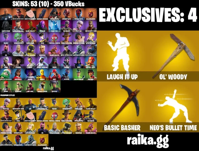 [PC/PSN/XBOX] 53 skins | Star Wand | Laugh It Up | Ice Breaker | off | Burning Ambition Valeria	LKK515