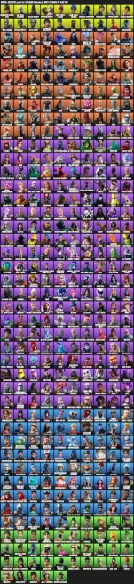 425 skins ·  Renegade Raider (OG) / OG Skull Trooper / Black Knight / Merry Mint Axe / Leviathan Axe / Aerial Assault One (OG) 