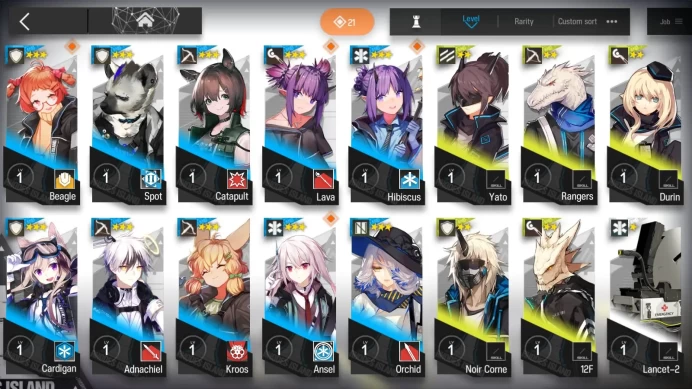 ARK42//Global Lappland 6 Star + Hoederer 6 Star 89820+ Orundums 1202+ Originite Prime