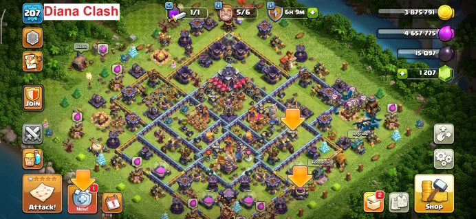 TH15-XP207- 727 League Medals- 6 Hero Skins- Lifetime Warranty- Immediate Delivery